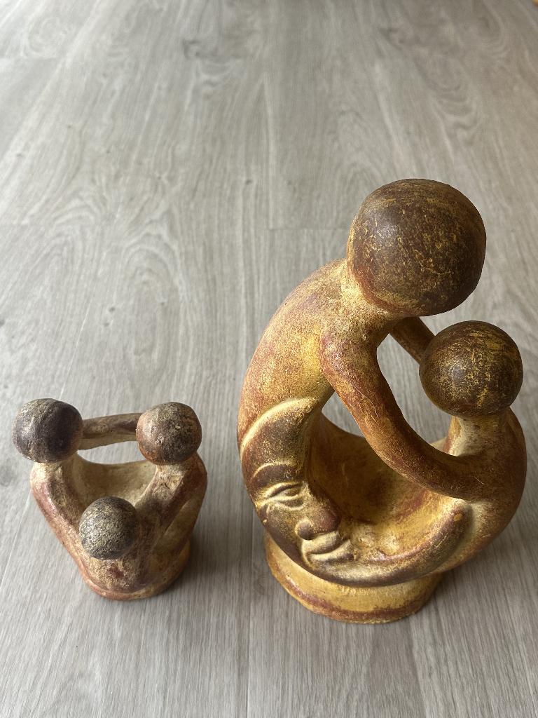 2 Statues origine Amérique latine en terre cuite neuves- 40€, Collections, Statues & Figurines, Neuf, Humain, Enlèvement ou Envoi