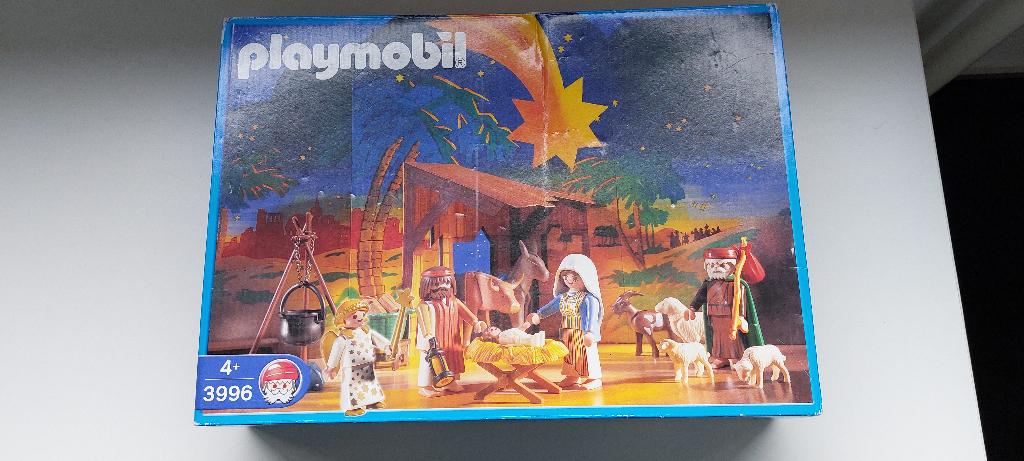 Playmobil 3996 Kerststal, Ophalen, Zo goed als nieuw, Complete set