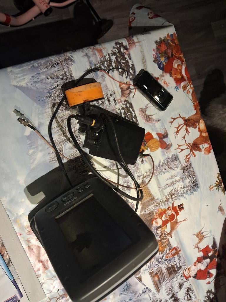 Diepte meter voor voerboot, Ophalen