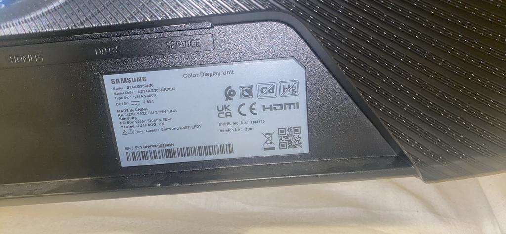 SAMSUNG Gaming monitor Odyssey G3 27" Full-HD 144 Hz, 101 t/m 150 Hz, Nieuw, Full HD, 1 tot 2 ms