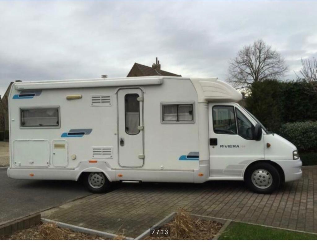 Fiat Trigano Riviera 2.3 diesel, Caravans en Kamperen, Mobilhomes, Standaard zit, Ringverwarming, Fiat, 7 tot 12 maanden geleden