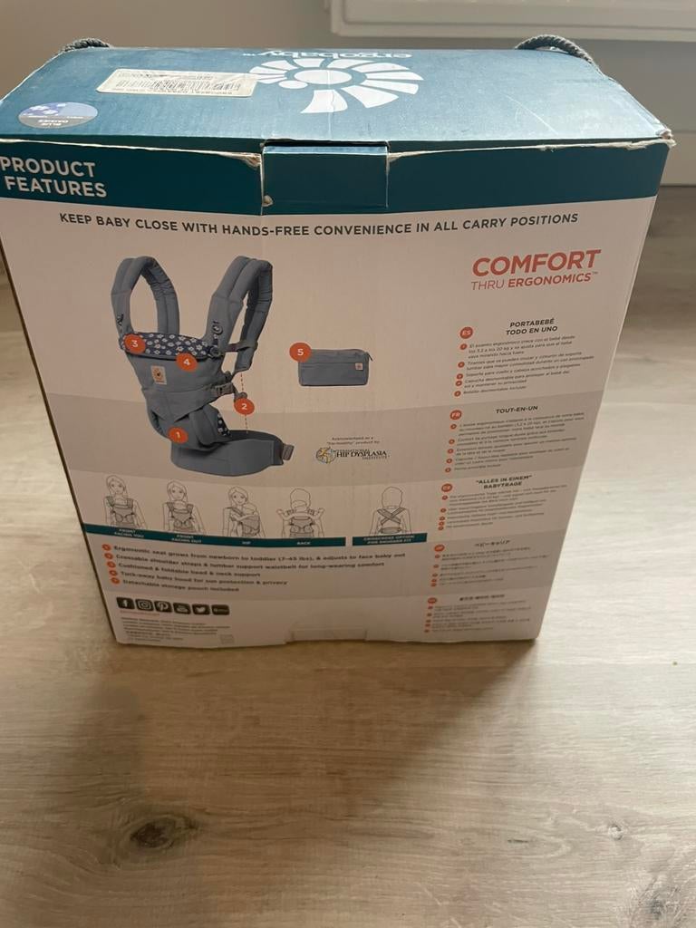 Draagzak ergobaby, Kinderen en Baby's, Babydragers en Draagdoeken, Ophalen, Gebruikt, Draagzak