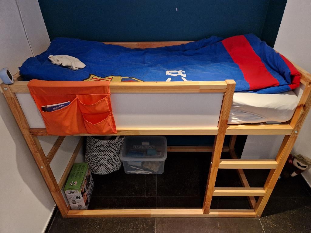 Lit réversible IKEA KURA, Lit mezzanine ou Lit superposé, 70 à 85 cm, Enlèvement, Utilisé