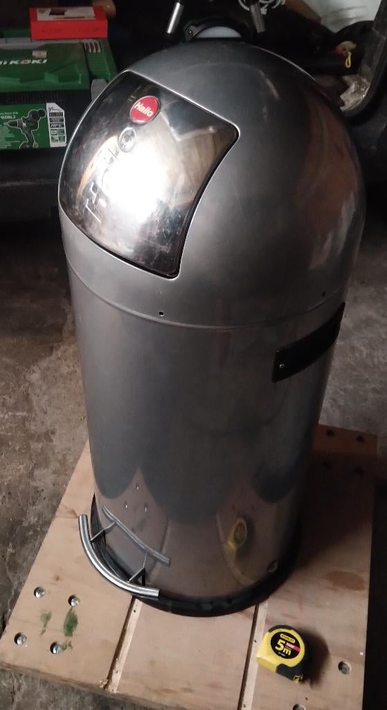 Poubelle/poubelle Hailo, 60 L, Maison & Meubles, 40 litres ou plus, Enlèvement, Métal, 75 cm ou plus