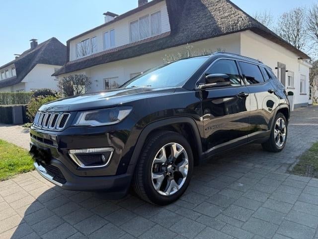 Jeep Compass 1.6 MJD 4x2 Limited *2019 *93000km, Auto's, 1600 cc, Zwart, Bedrijf, 5 deurs