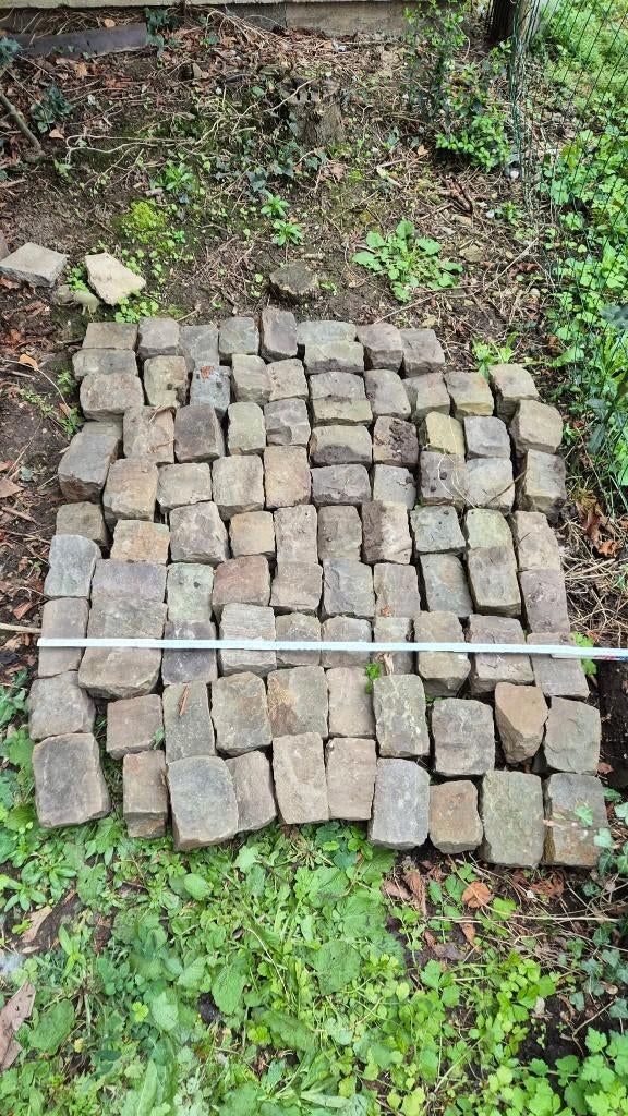 Pavés de rue - 2M50, Jardin & Terrasse, Pavé & Dalles, Enlèvement, Utilisé, Pierre naturelle, Moins de 5 m²