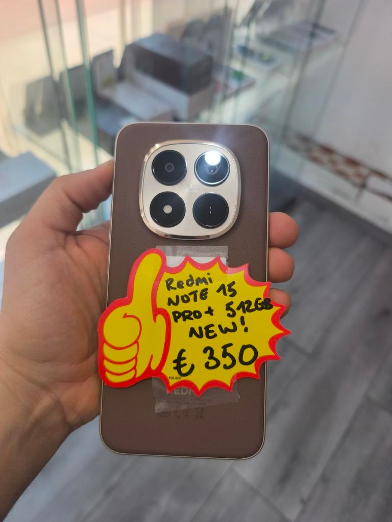 Redmi Note 15 Pro+  512gb Nieuw 2 jaar garantie, Telecommunicatie, Mobiele telefoons | Overige merken, Ophalen of Verzenden