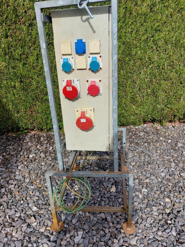 werfkast 63A, Ophalen, Stopcontact