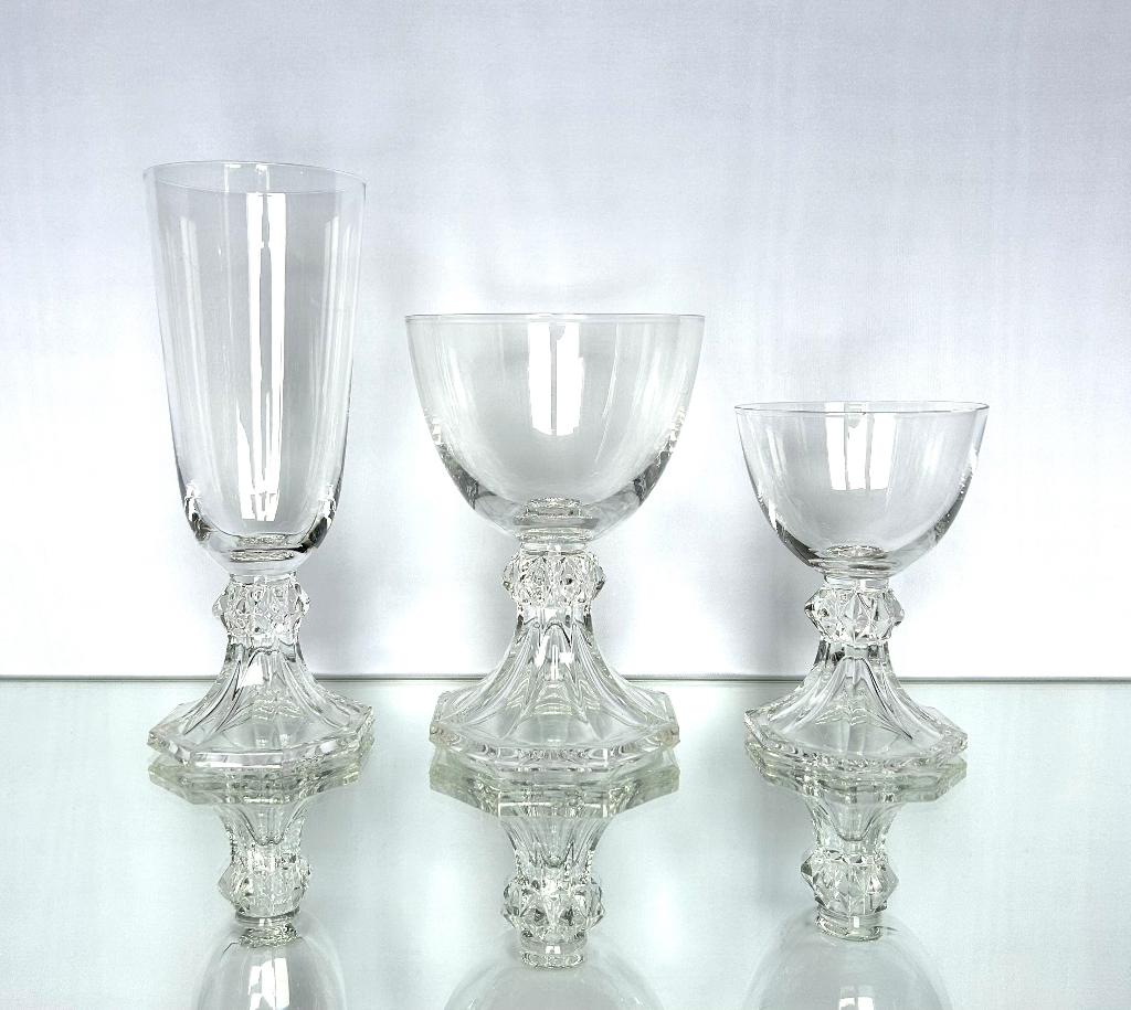 Val Saint Lambert set 18 stuks Yale kristal, Antiek en Kunst, Ophalen of Verzenden