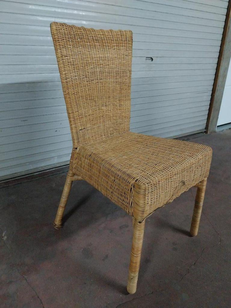 chaises en osier (6 pièces), Maison & Meubles, Osier ou Rotin, Autres couleurs, Comme neuf, Enlèvement