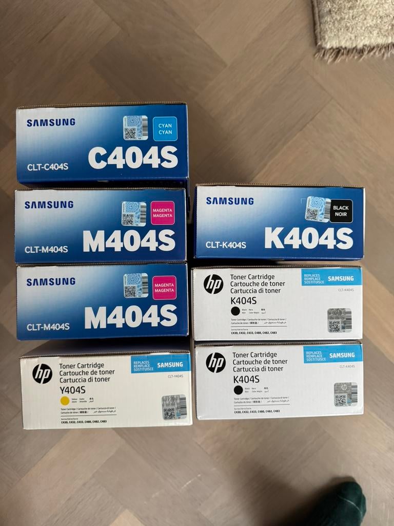 Samsung inktpatronen, Ophalen, Nieuw