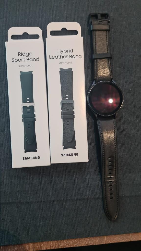 Samsung Galaxy 4 Smartwatch (44 mm), Ophalen of Verzenden, Gebruikt, Zwart, Samsung