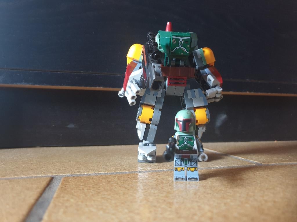 LEGO 75369 Star Wars De Robot Boba Fett,, Ophalen, Zo goed als nieuw, Actiefiguurtje