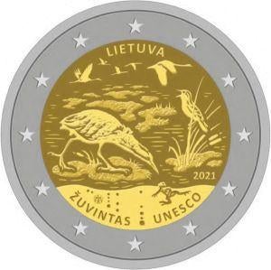 2021 Litouwen 2 euro sp. Uitg. Žuvintas, Ophalen of Verzenden, Overige landen, 2 euro, Losse munt