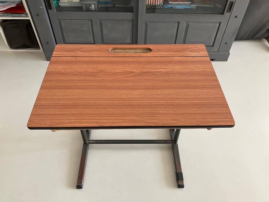 Banc d’écolier ancien, Enlèvement, Utilisé, Table(s)