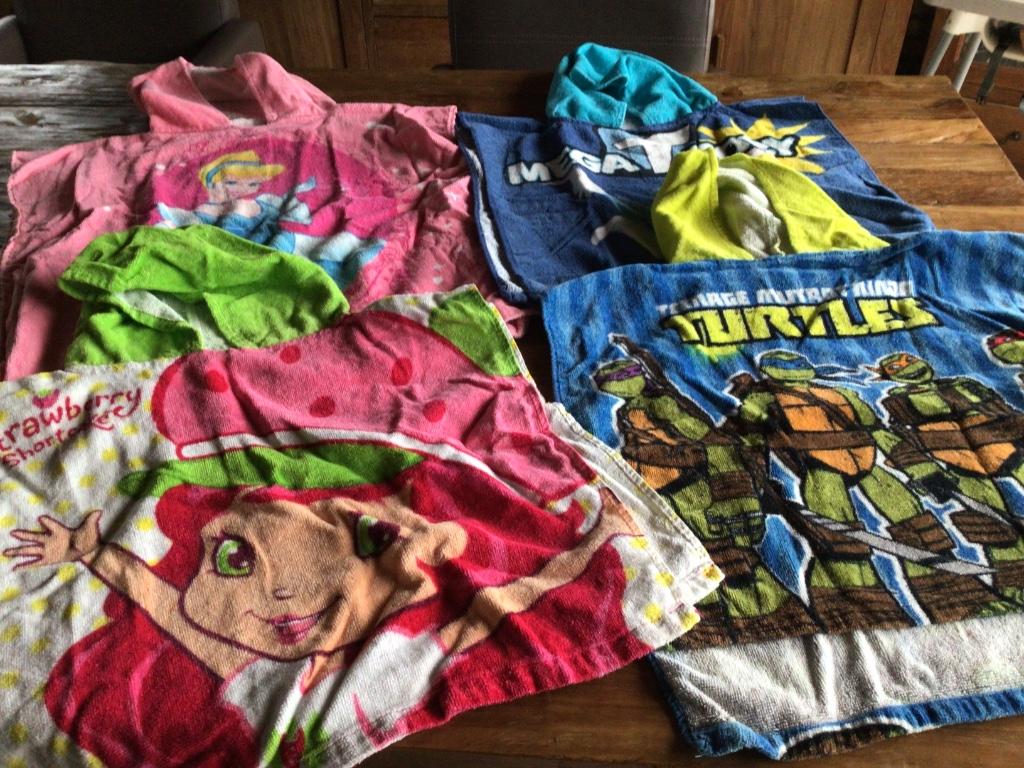 Kinder poncho handdoeken, Kinderen en Baby's, Ophalen of Verzenden, Gebruikt, Jongen of Meisje, Badponcho
