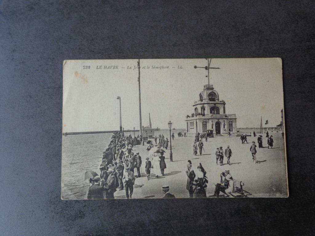 1 oude postkaart „Le Havre” in Frankrijk, Ophalen, Frankrijk