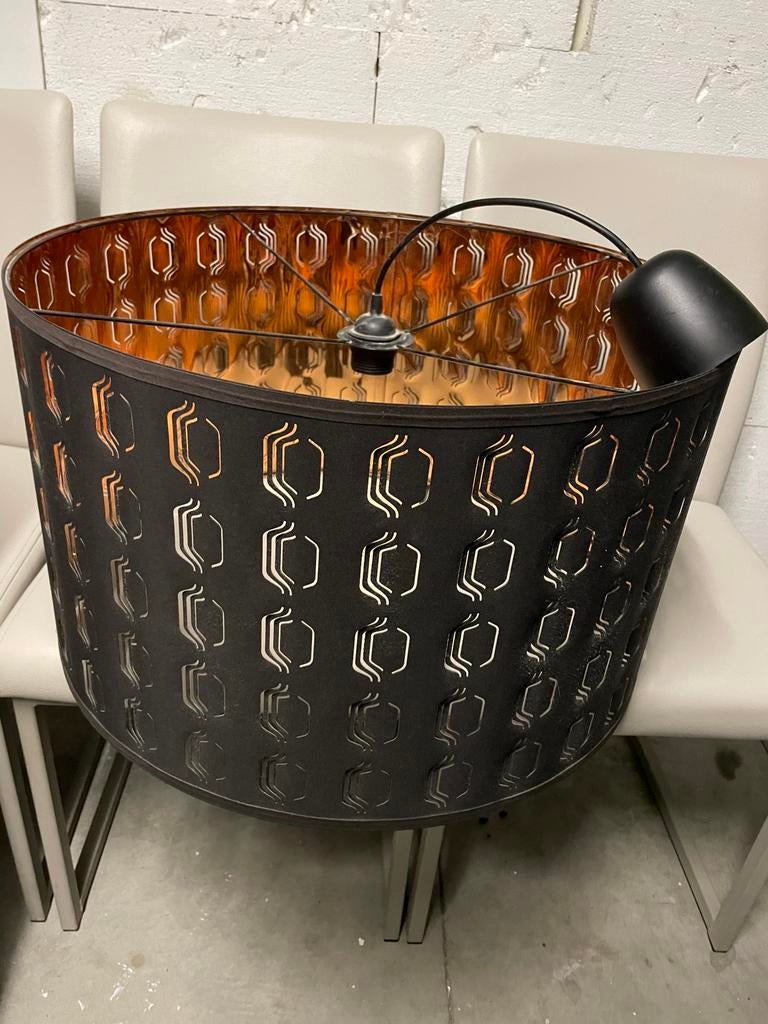 Mooie luster in zeer goede staat, Ophalen, 25 tot 50 cm, Rond, Bruin