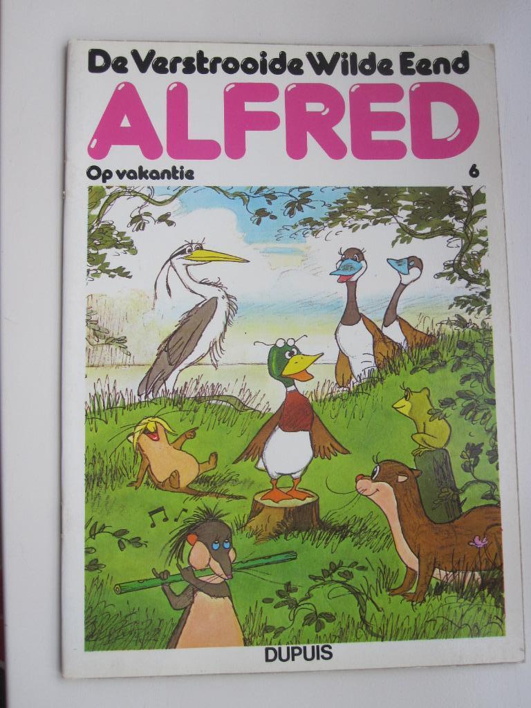 Boek: De verstrooide wilde eend ALFRED - Vakantie, Ophalen, Gelezen