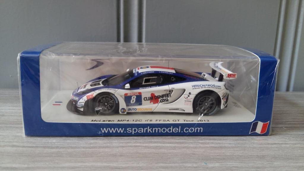 McLaren MP4-12C GT3 - FFSA GT Tour - Spark 1/43 - SF066, Hobby en Vrije tijd, Modelauto's | 1:43, Nieuw, Auto, Ophalen of Verzenden