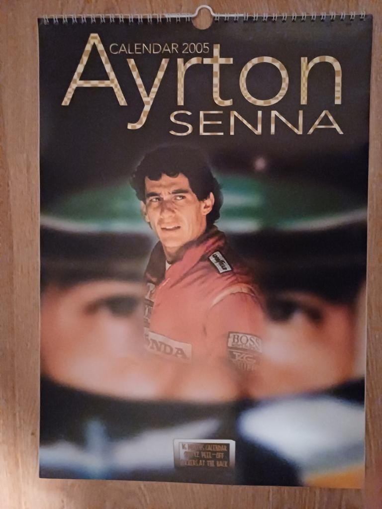 Kalender Ayrton Senna A3 2005, Ophalen of Verzenden