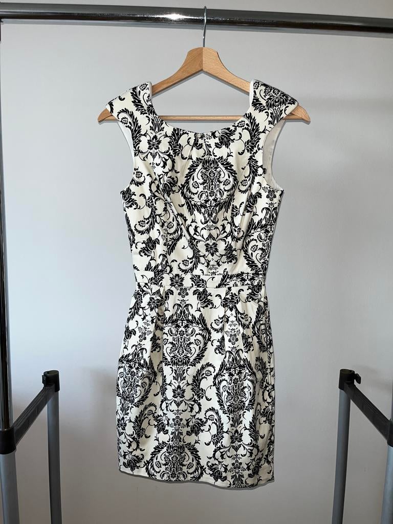 Zwart-witte korte jurk Atmosphere 34, Kleding | Dames, Atmosphere, Zwart, Ophalen of Verzenden, Zo goed als nieuw