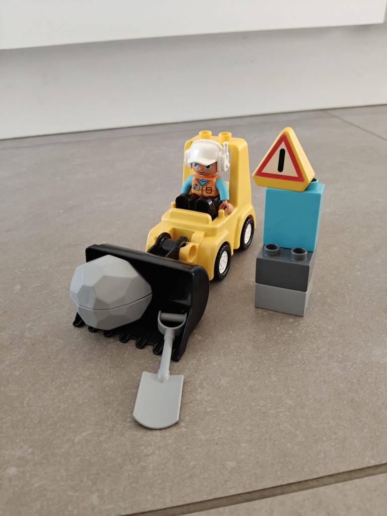 Lego Duplo - Bulldozer -10930 (zonder doos), Kinderen en Baby's, Speelgoed | Duplo en Lego, Zo goed als nieuw, Duplo, Losse stenen