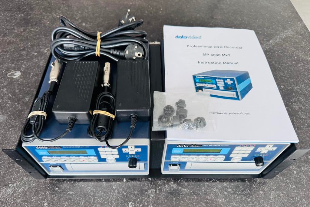 Graveurs DVD +R/RW - DVD Recorder DATAVIDEO MP-6000 - 3U 19”, Enlèvement ou Envoi, Comme neuf, Vidéo