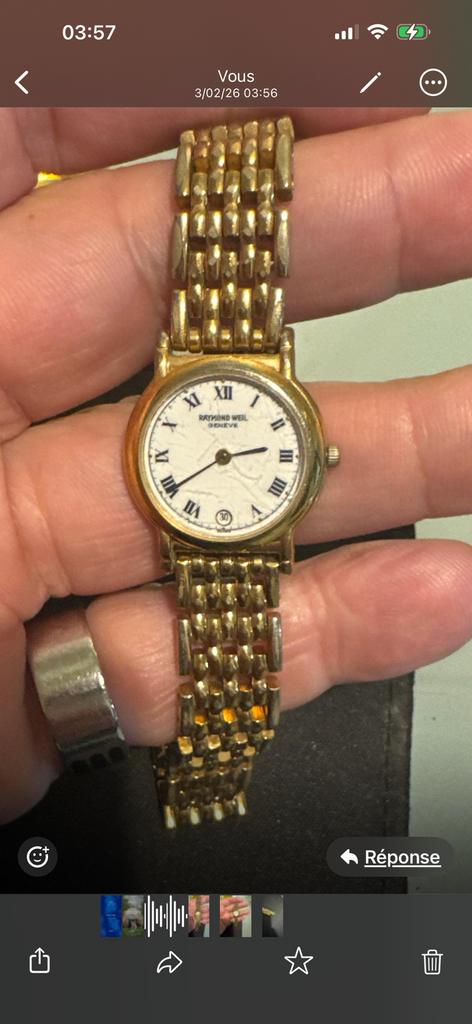 Montre femme, Bijoux, Sacs & Beauté, Montres | Anciennes | Antiquités, Montre-bracelet, Autres marques, Or, Enlèvement