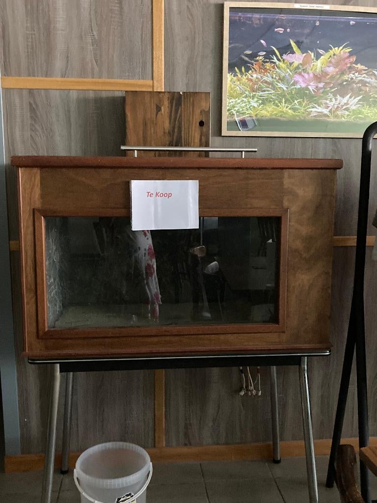 aquarium meubel, Dieren en Toebehoren, Vissen | Aquaria en Toebehoren, Ophalen, Gebruikt