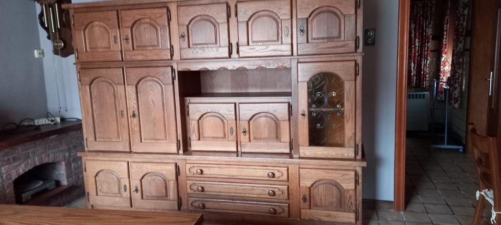 eiken  wandkast, Ophalen, Gebruikt