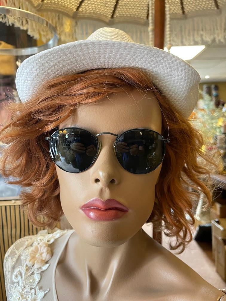 Vintage B&L Ray-Ban zonnebril Round Black edition W0608 R05, Enlèvement ou Envoi, Utilisé, Ray-Ban, Lunettes de soleil