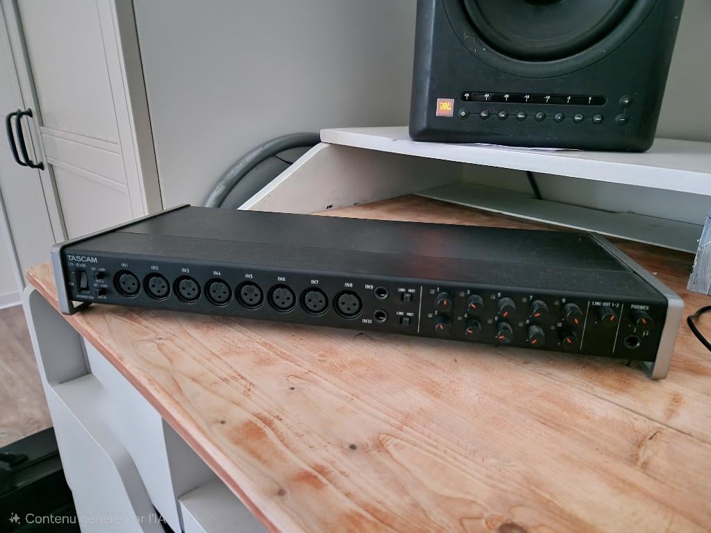 TASCAM US 1608 CARTE SON, Enlèvement, Comme neuf, Autres marques