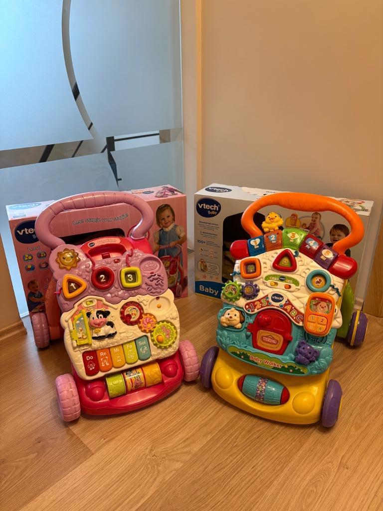 Vtech baby walker looprek + licht & geluid - 1 roze 1 multi, Enfants & Bébés, Jouets | Vtech, Comme neuf, 6 mois à 2 ans, Enlèvement
