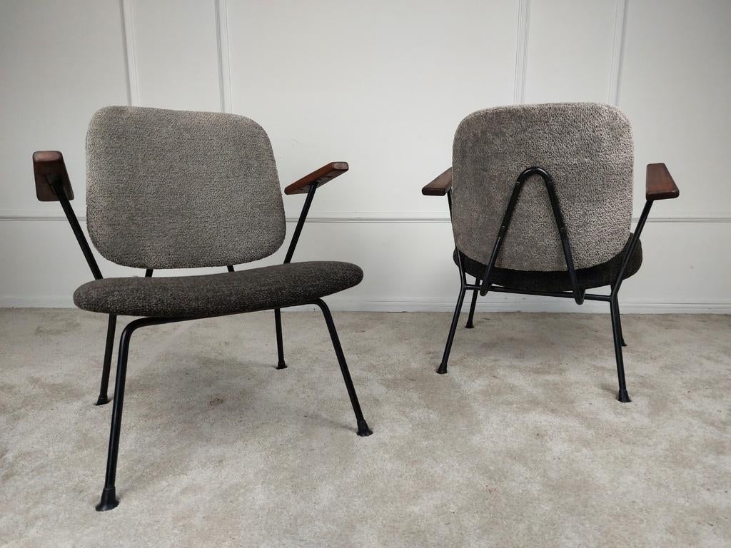 Paar fauteuils van Gijs van der Sluis, Huis en Inrichting, Fauteuils, Ophalen, Zo goed als nieuw, Hout