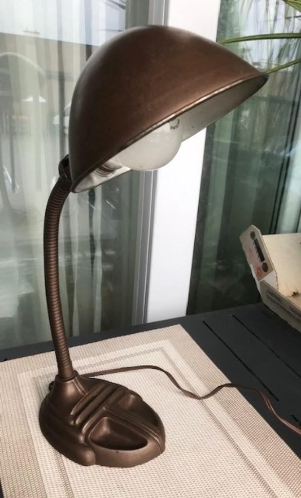 Lampe Bureau Erpe Rodale Industriell Antique😍😎🎁, Antiquités & Art, Antiquités | Éclairage, Enlèvement ou Envoi