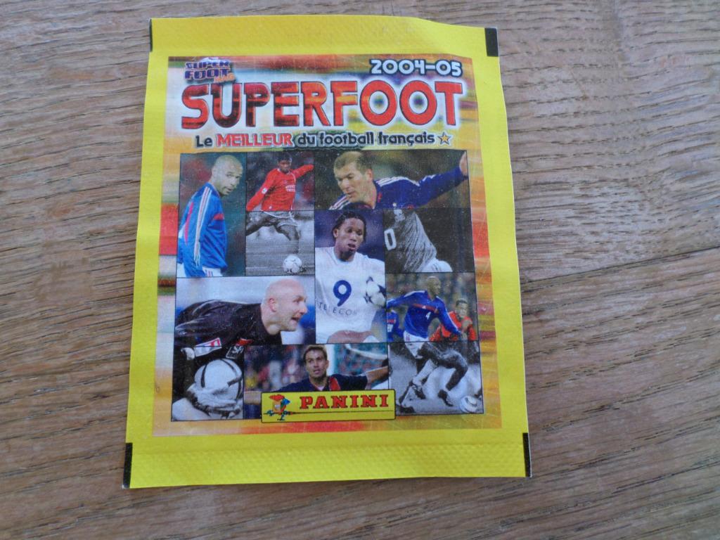 Pochette Panini Superfoot 2004-05 France., Collections, Enlèvement ou Envoi, Neuf, Cartes de joueur