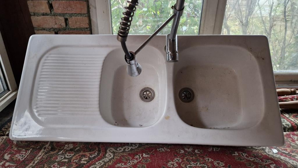 Évier céramique, Maison & Meubles, Cuisine | Éléments de cuisine, Enlèvement