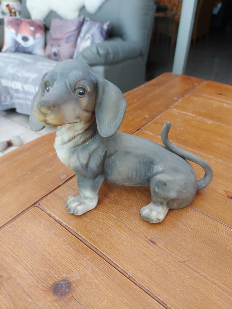 heel mooi beeld Teckel, Ophalen of Verzenden