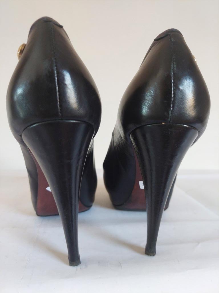 355C* Nina RICCI -sexy zwarte pumps met hoge hakken (40,5), Pumps, Verzenden, Zwart, Nina Ricci