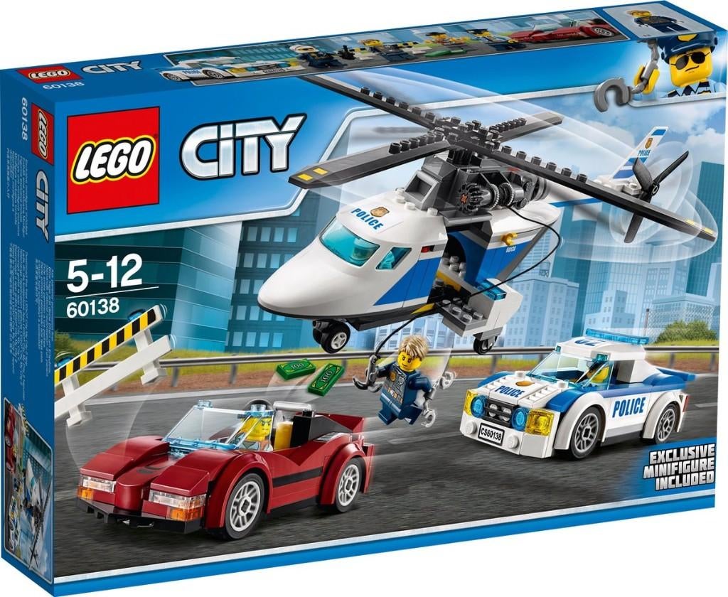 LEGO City Snelle achtervolging nr 60138, Ophalen, Gebruikt, Complete set, Lego