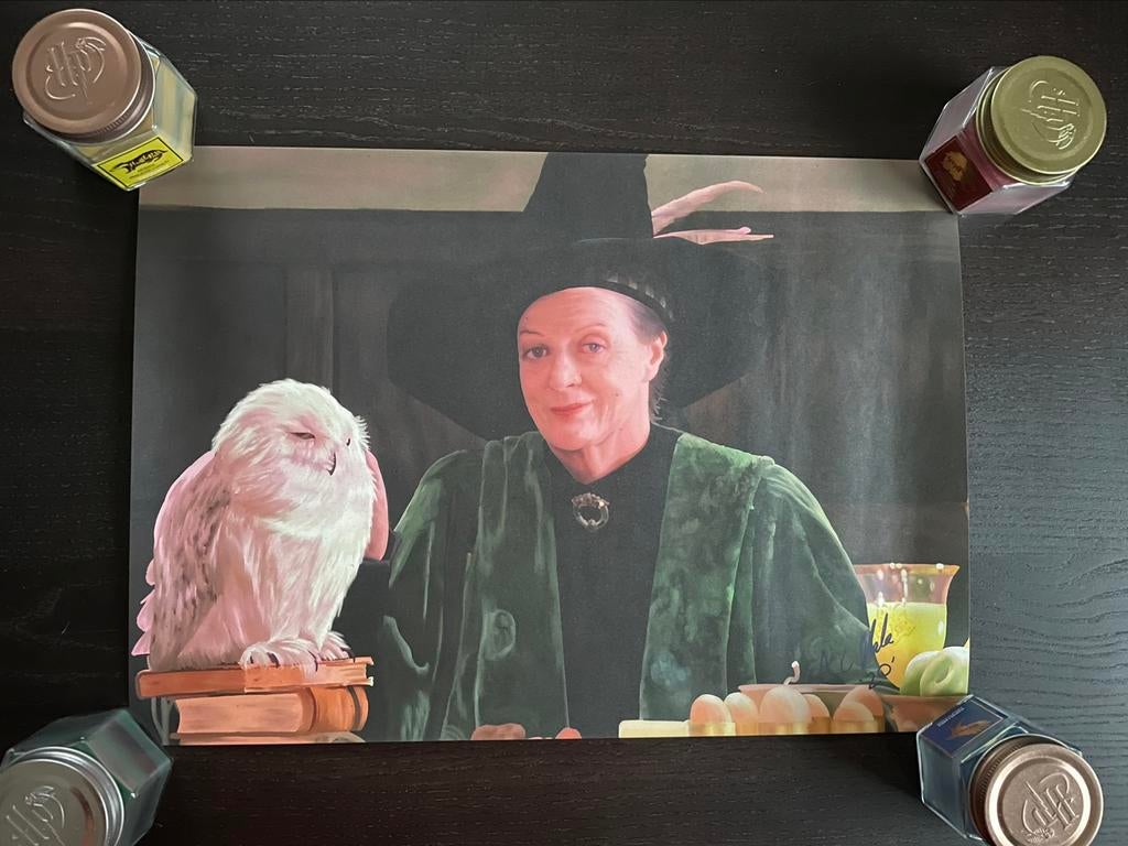 poster Harry Potter Minerva McGonagall, Verzamelen, Ophalen of Verzenden