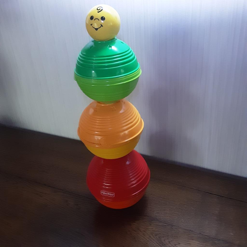 Fisher Price stapeltoren, Ophalen of Verzenden, Zo goed als nieuw, Speelset