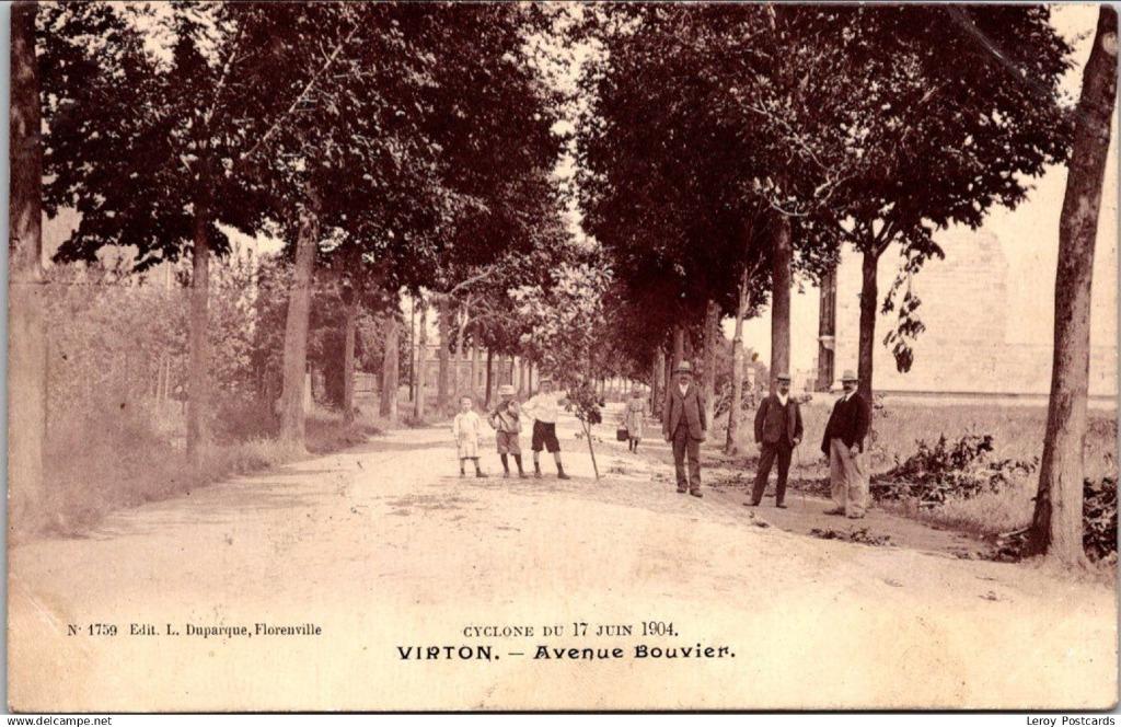 Avenue Bouvier, Virton 1904, Collections, Envoi, Avant 1920, Affranchie, Luxembourg
