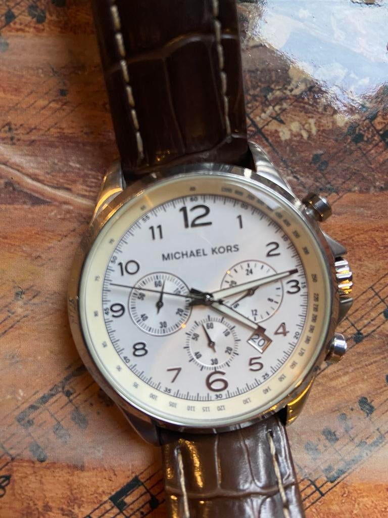 Horloge heren Michael Kors 8114, Handtassen en Accessoires, Horloges | Heren, Ophalen of Verzenden, Gebruikt