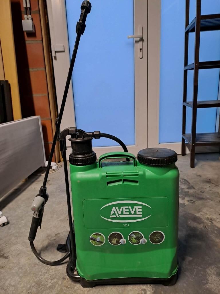 Rugspuit 12 L, Ophalen