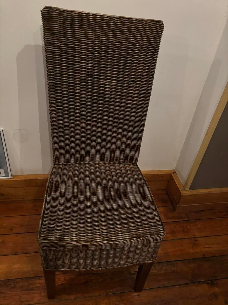 Table avec 6 chaises à vendre, Enlèvement, Comme neuf, Bois, Cinq, Six Chaises ou plus