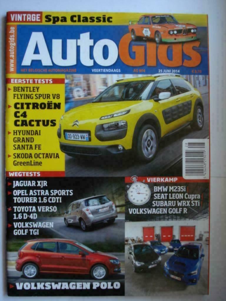 AutoGids 904 Jaguar XJR Subaru WRX STI Seat Leon Cupra BMW M, Verzenden, Gelezen, Algemeen