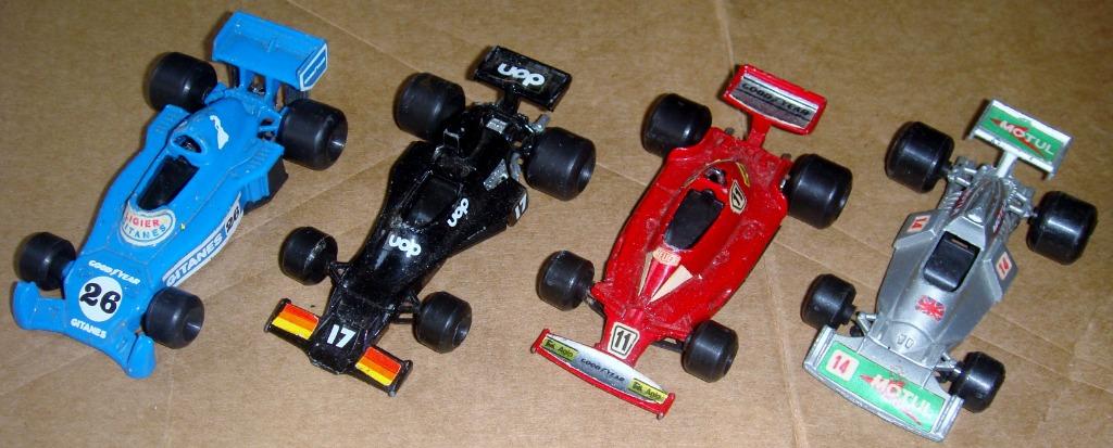 Formule 1 Polistil : RJ6, RJ7, RJ55 ou RJ59, de 1976-77, Hobby en Vrije tijd, Modelauto's | 1:5 tot 1:12, Ophalen of Verzenden