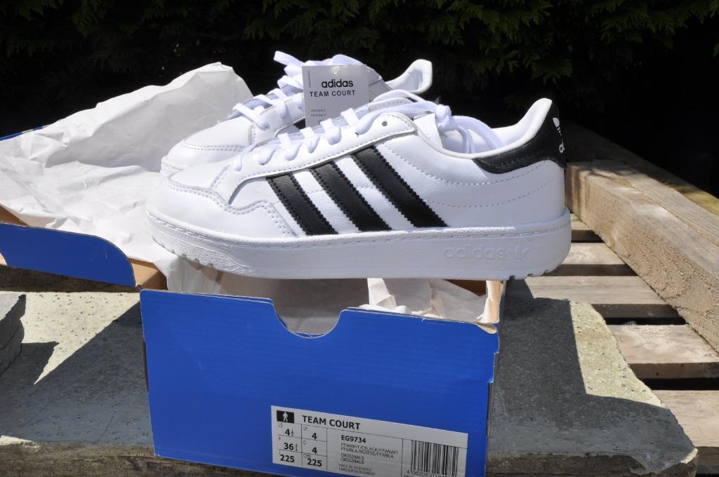 Baskets Adidas cuir blanc/noir t.36 2/3 Neuves avec étiquett, Vêtements | Femmes, Chaussures, Neuf, Sneakers et Baskets, Blanc